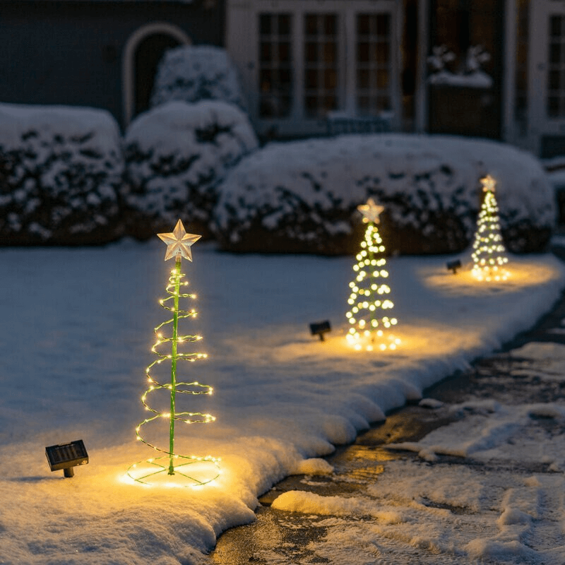 Solar Weihnachtsbaum, Gartenleuchte, Solar Tannenbäumchen, Lichterkette  Weihnachtsbaum, LED Weihnachtsbaum – Trendwurm24