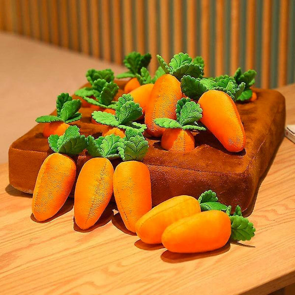 Karotten Plüsch Hundespielzeug